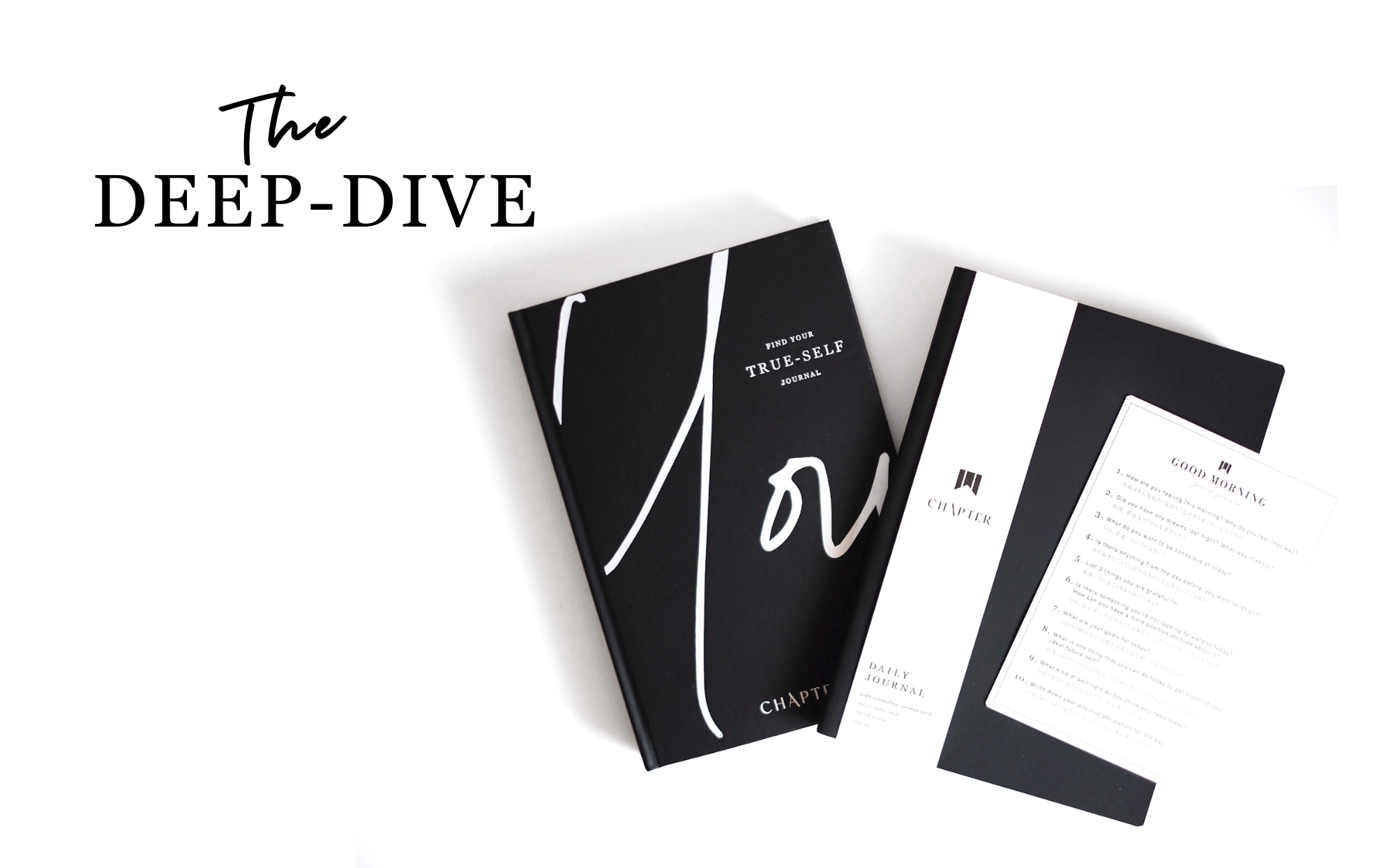 深く探る「DEEP-DIVEセット」 (TRUE-SELF + DAILY JOURNAL) 税込 深く探る「DEEP-DIVEセット」 (TRUE-SELF + DAILY JOURNAL) 税込
