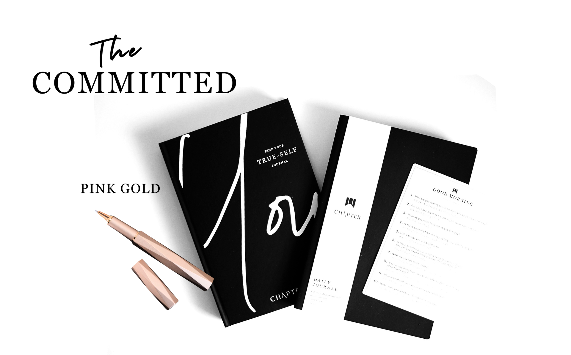 本気で取り組む自分探し「COMMITTED」 (TRUE-SELF + DAILY + PEN) 税込