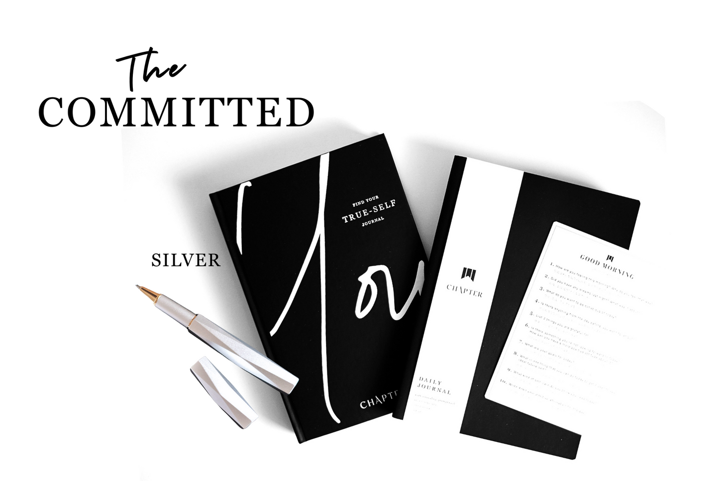 【人気✨】「COMMITTED」本気で取り組む自分探し (TRUE-SELF + DAILY + PEN) 税込【送料無料！】