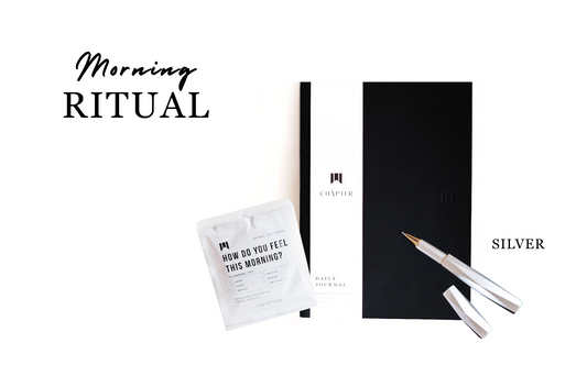 「MORNING RITUAL」早起きしたくなるジャーナルセット (DAILY JOURNAL + PEN + COFFEE 5枚入り)  税込【送料無料！】